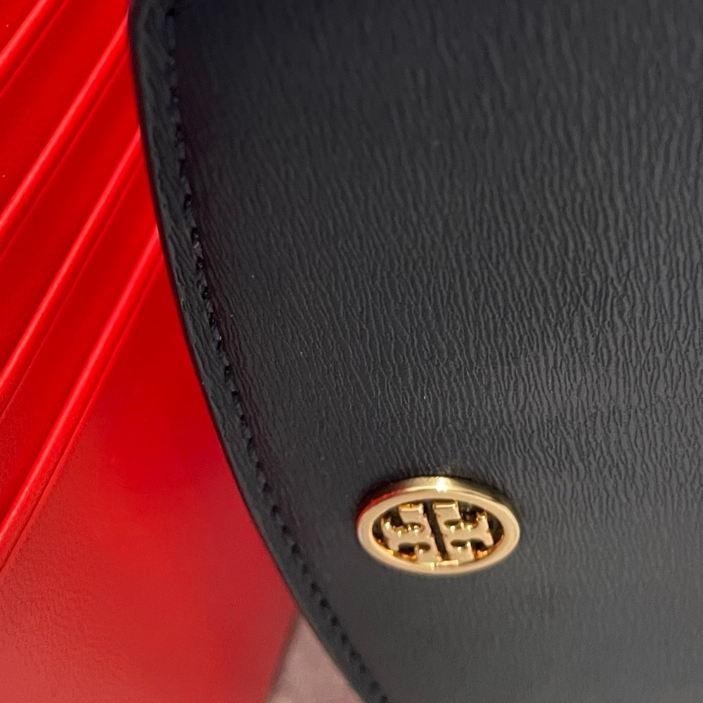 Tory Burch Dark Navy Blue and Red Women's Wallet - Picture 9 of 15